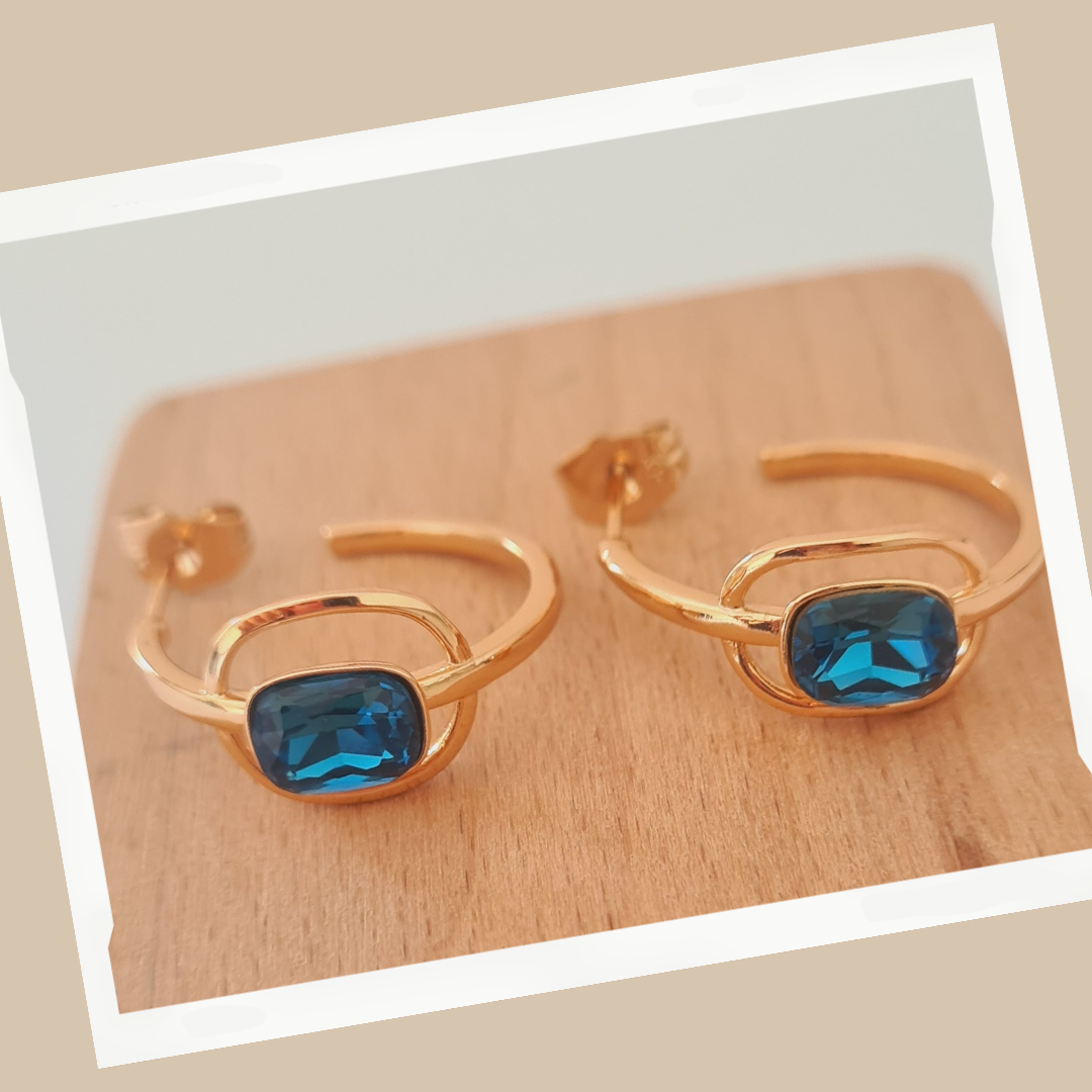 Okyanus Dalgası Küpesi