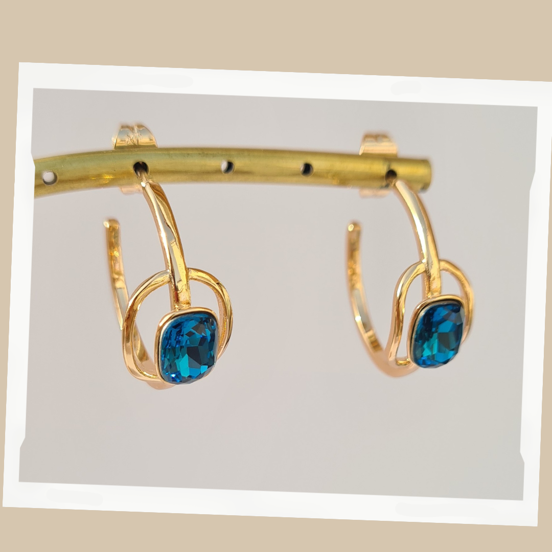 Okyanus Dalgası Küpesi