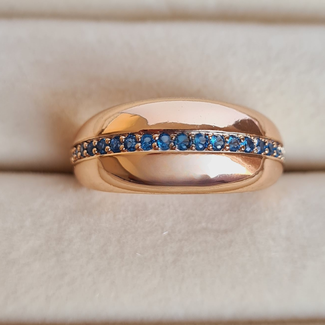 Mavi Yıldız Yüzük